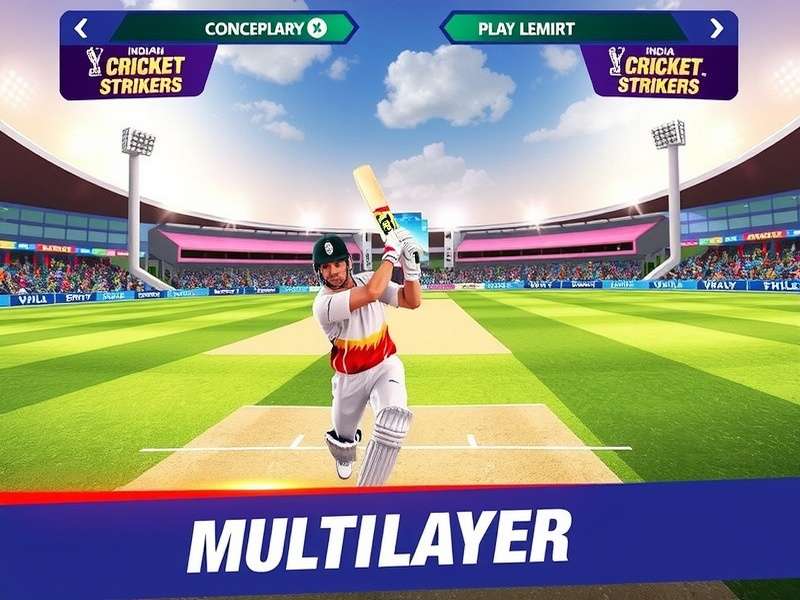 Indian Cricket Strikers Gameplay Screenshot